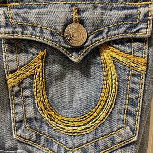 True Religion Joey Sunshine Rainbow Size 30